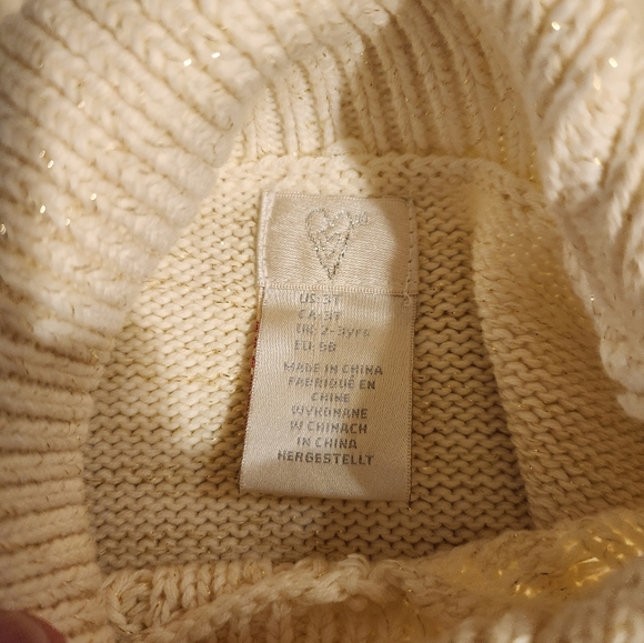 Kids' Hergestellt Winter Sweater Dress - Picture 3 of 4